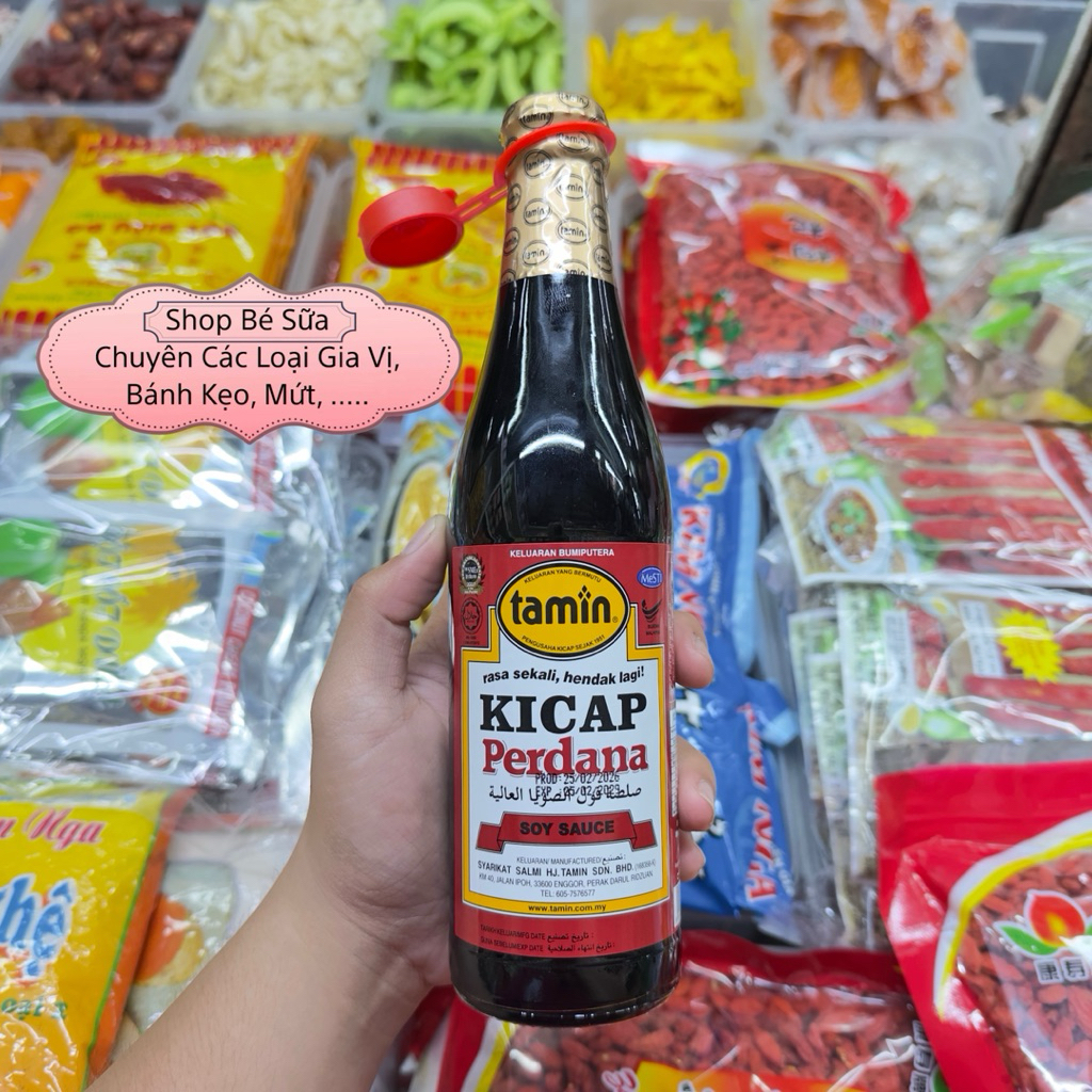 Hắc Xì Dầu Kicap Perdana Tamin 1 chai 330ml