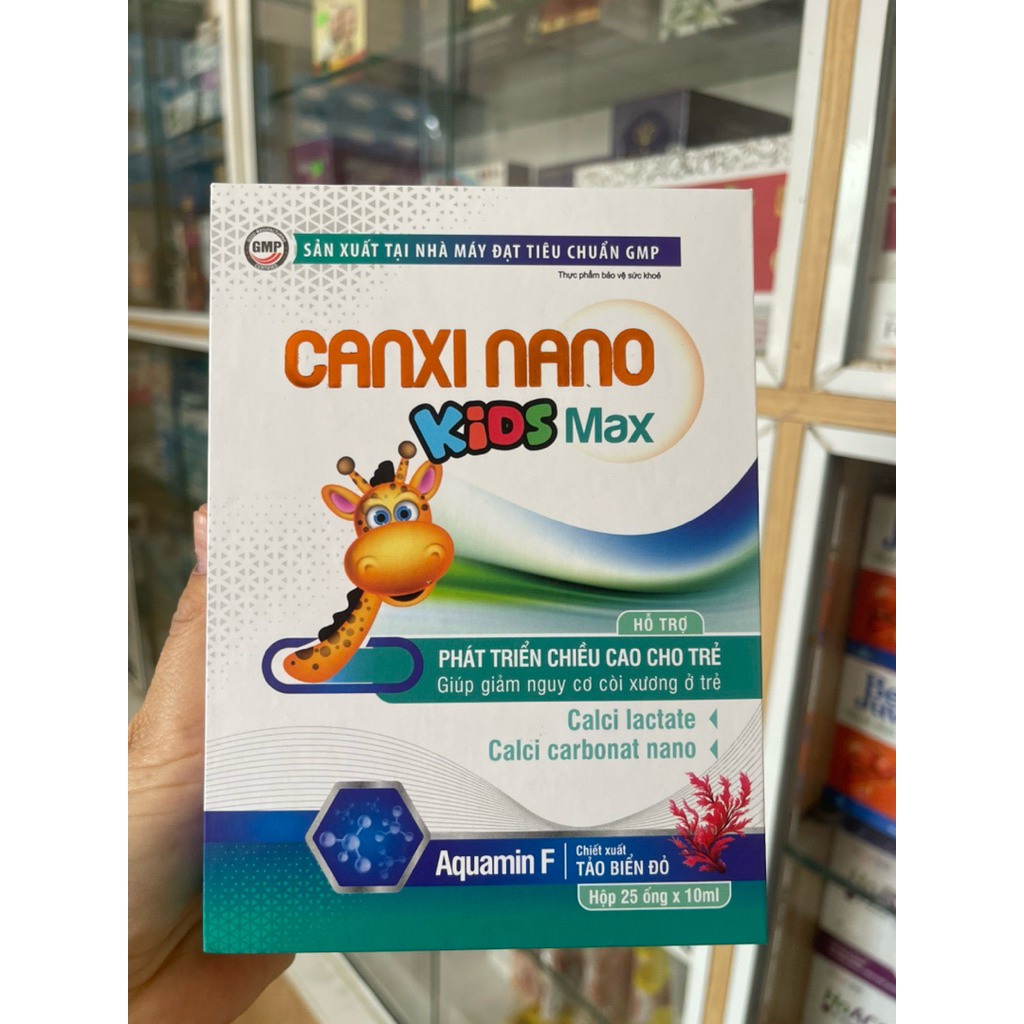 CANXI NANO KIDS MAX hộp 25 ống*10ml