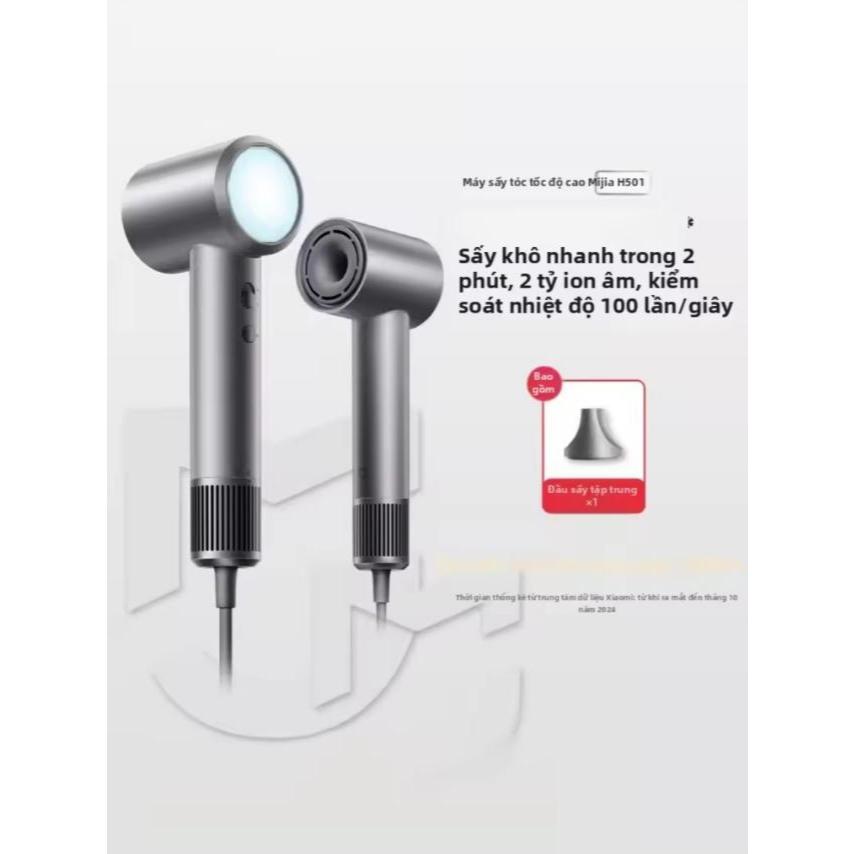 Máy Sấy Tóc Ion âm Mijia H501, tặng kèm đầu sấy tập trung – Sấy Nhanh 2 Phút, Bảo Vệ Tóc Mềm Mượt
