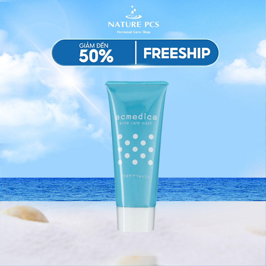 Sữa rửa mặt cho da dầu & mụn Naris Acmedica Acne Care Wash 100gr