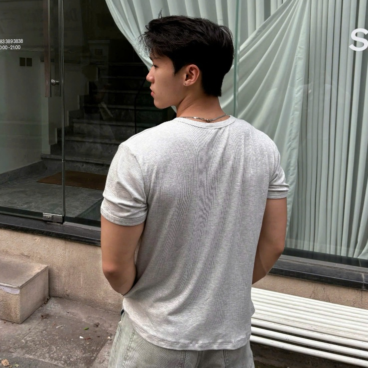 Áo Phông Cộc Tay Cổ Henley DINOMAN Form Cleanfit Cotton Mềm Mịn Thấm Hút Thoáng Mát Dễ Chịu AP015 | BigBuy360 - bigbuy360.vn