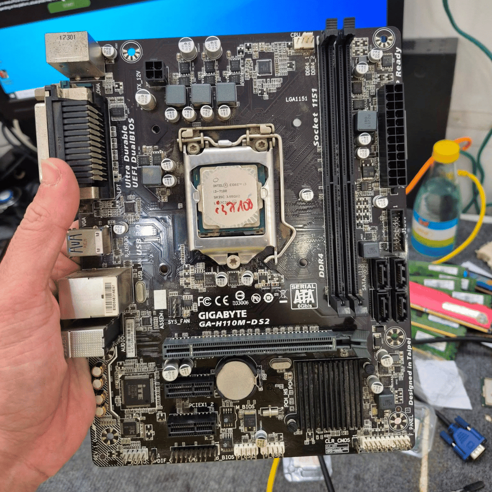Combo Main H110 + i3 Gen 6/7 Giá Tốt Main Asus Gigabyte MSI hàng cũ ngoại hình 9x% bảo hành 1 tháng