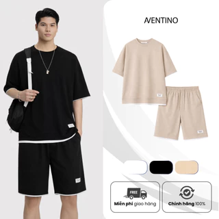 Bộ Quần Áo Nam Cộc Tay Mùa Hè Phối Layer Cao Cấp Thời Trang AVENTINO J7
