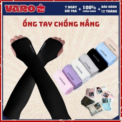 Cặp 2 Ống Tay Xỏ Ngón Let's Slim Loại Dày Cao Cấp Túi Zip Chống Nắng