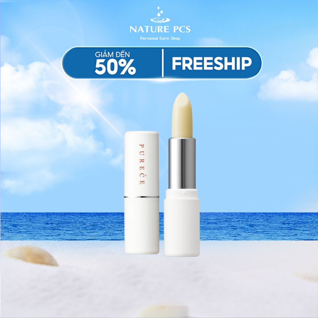 Son dưỡng ẩm chống nhăn Naris Medicated Purece Lip Care Stick 3g