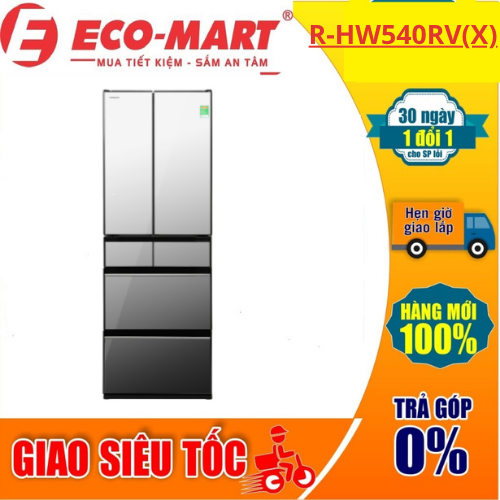 R-HW540RV(X) Tủ lạnh Hitachi Inverter 540 lít Multi Door R-HW540RV(X)