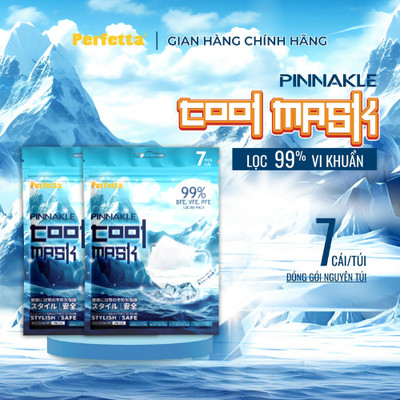 Combo 2 Gói Khẩu Trang Perfetta CoolMask (7 cái.gói)