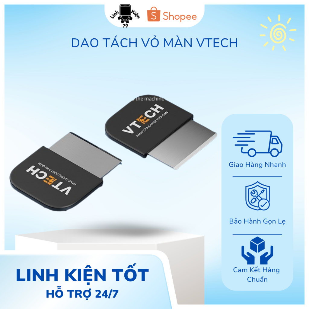Dao Tách Vỏ Màn Hình VTECH, Dao Tách, Nạy Màn Hình Điện Thoại, Ip PPD, MARK