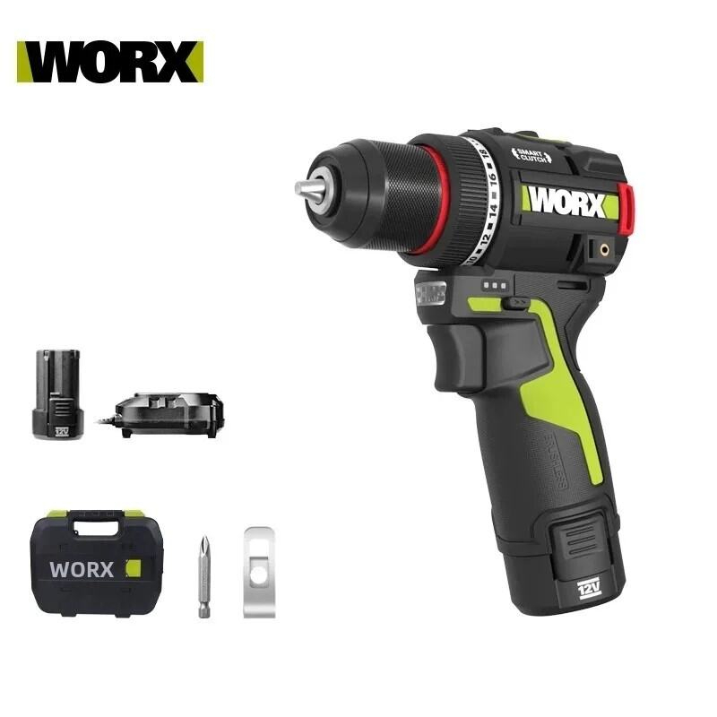 Máy khoan pin Worx WU135 trang bị ly hợp cao cấp Smart Clutch Chính Hãng - Bảo Hành 12 tháng