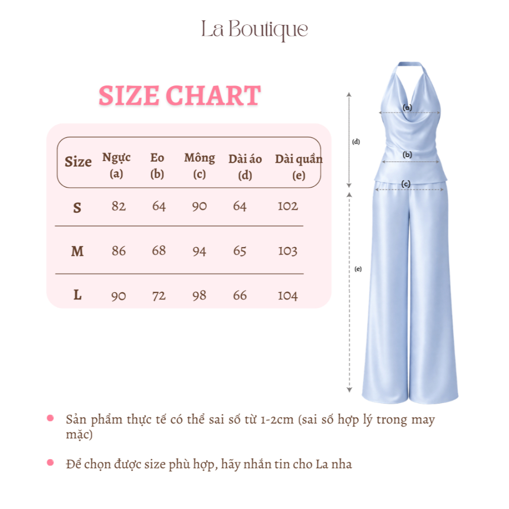 [GIÁ TỐT HƠN KHI MUA SET] Set Áo Yếm Cổ Đỗ Hở Lưng Phối Quần Lụa Ống Suông Rộng, Set Đi Biển La Boutique S023 | BigBuy360 - bigbuy360.vn