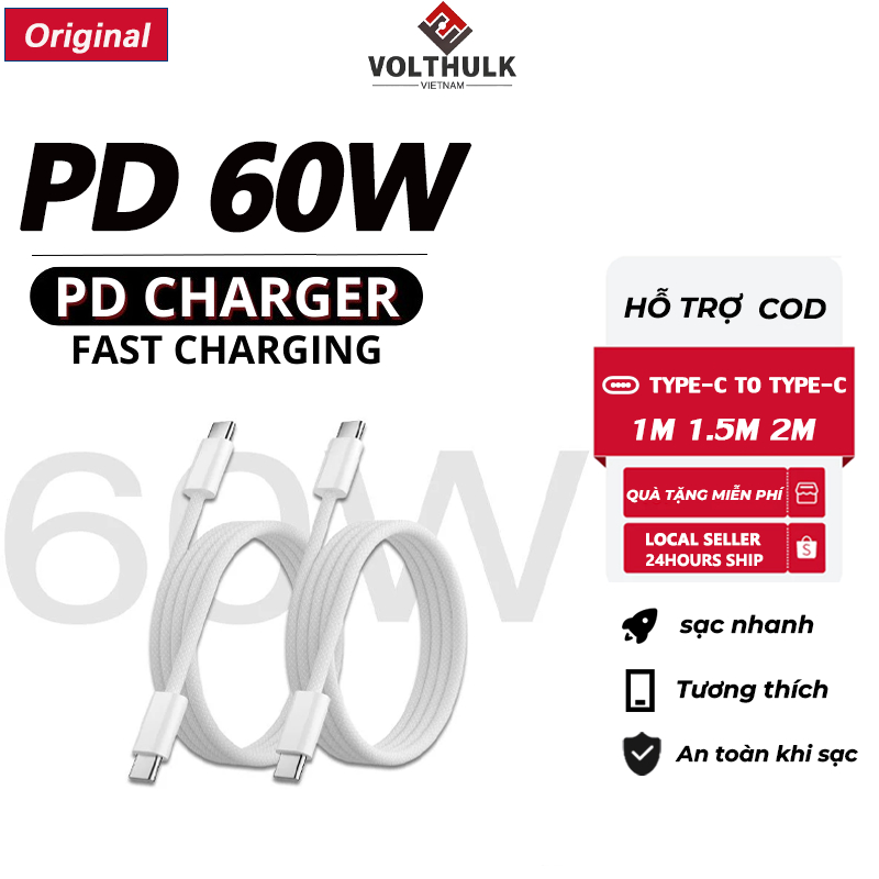 Cáp sạc nhanh PD 30w type C to L, hỗ trợ sạc nhanh cho tất cả các dòng điện thoại [Hỗ trợ i5-14Pro m