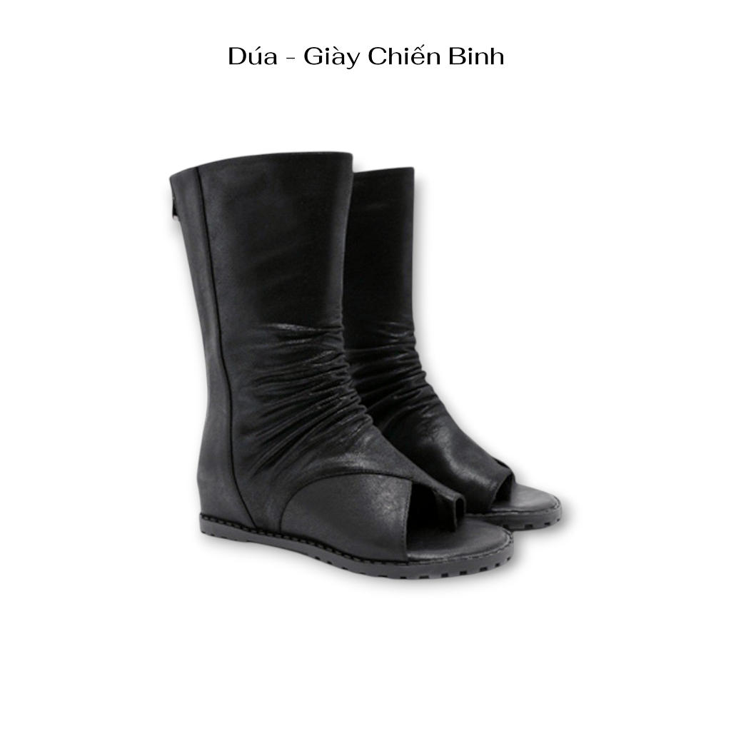 Giày Boot Xỏ Ngón Cổ Cao Cao Cấp, Chính Hãng KAILI, B16, Đế Độn 3.5 Phân, Boot Nữ