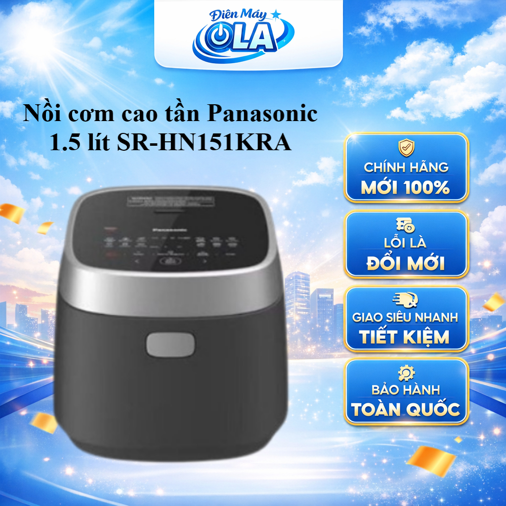 SR-HN151KRA - Nồi cơm cao tần Panasonic 1.5 lít SR-HN151KRA - GIAO TOÀN QUỐC