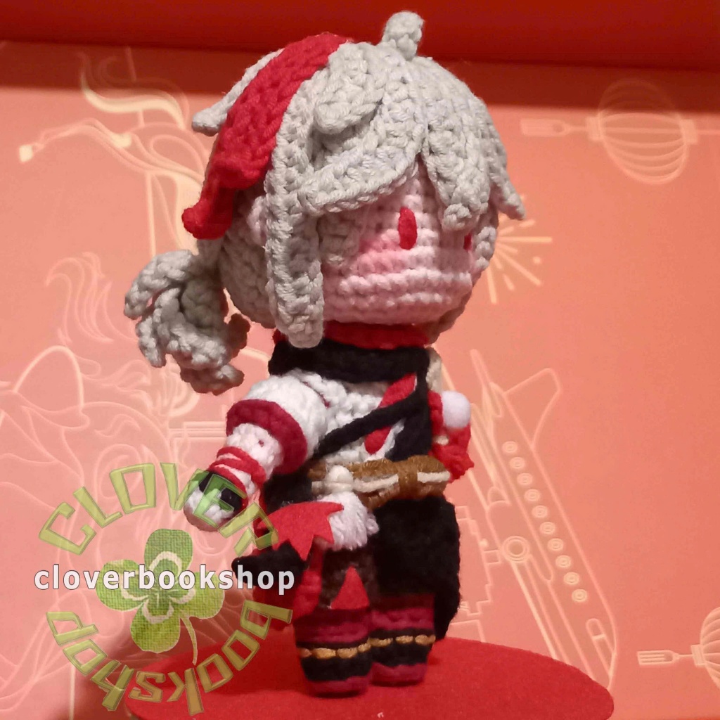 Doll móc len nhồi bông Genshin Impact: Kaedehara Kazuha - Nhân vật game handmade gắn túi, trang trí,