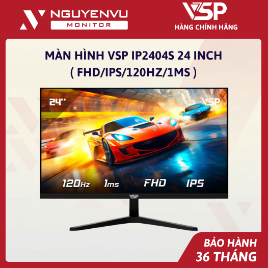 [Full Vat] Màn Hình VSP 2404S 24 Inch (FHD/IPS/120Hz/1ms) - Bảo Hành 3 Năm