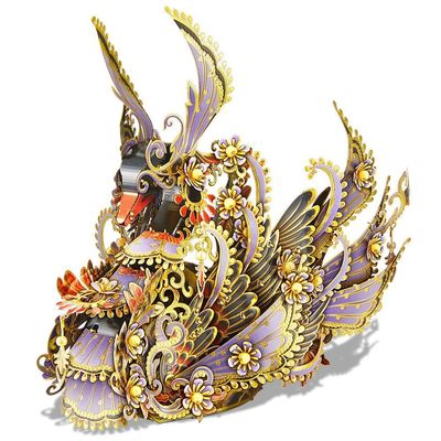 Mô Hình Kim Loại 3D Lắp Ráp Piececool Thiên Nga Đen (161 mảnh, Black Swan) HP338-KG - MP1217