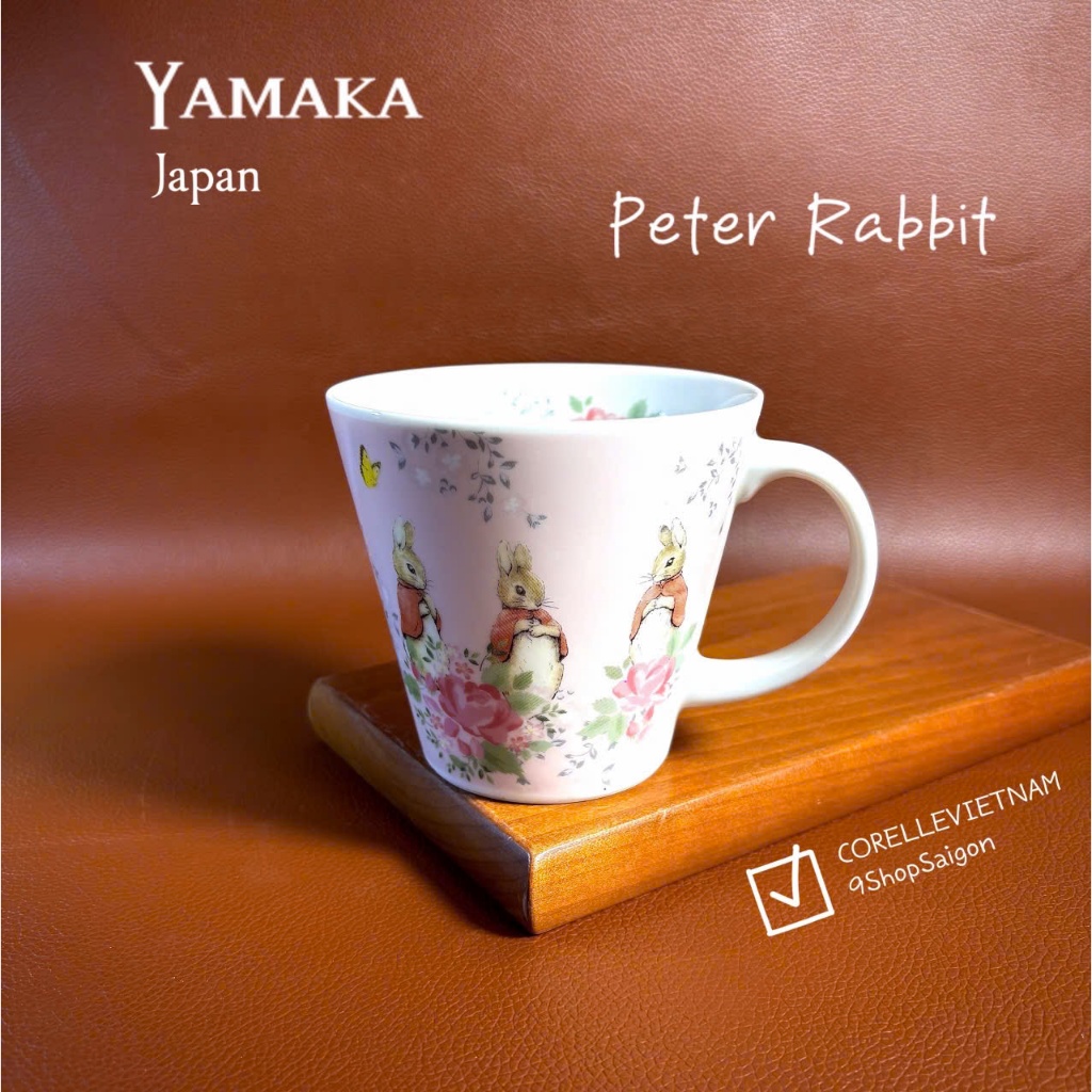 [Hàng Hiệu New 100%] YAMAKA JAPAN - Peter Rabbit - 01 Chiếc Ly/ Cốc Thỏ Peter Hồng Cute