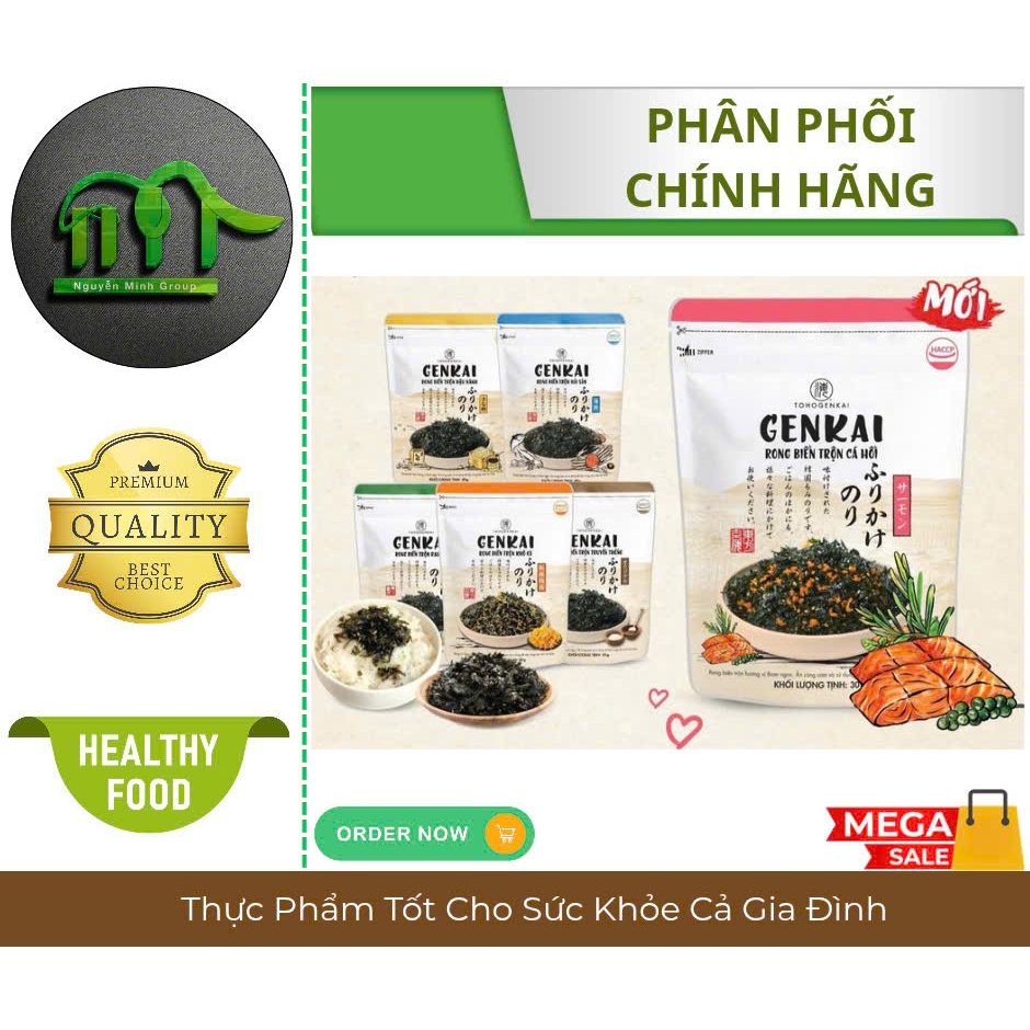 GENKAI - Rong Biển Trộn Cơm CÁC LOẠI
