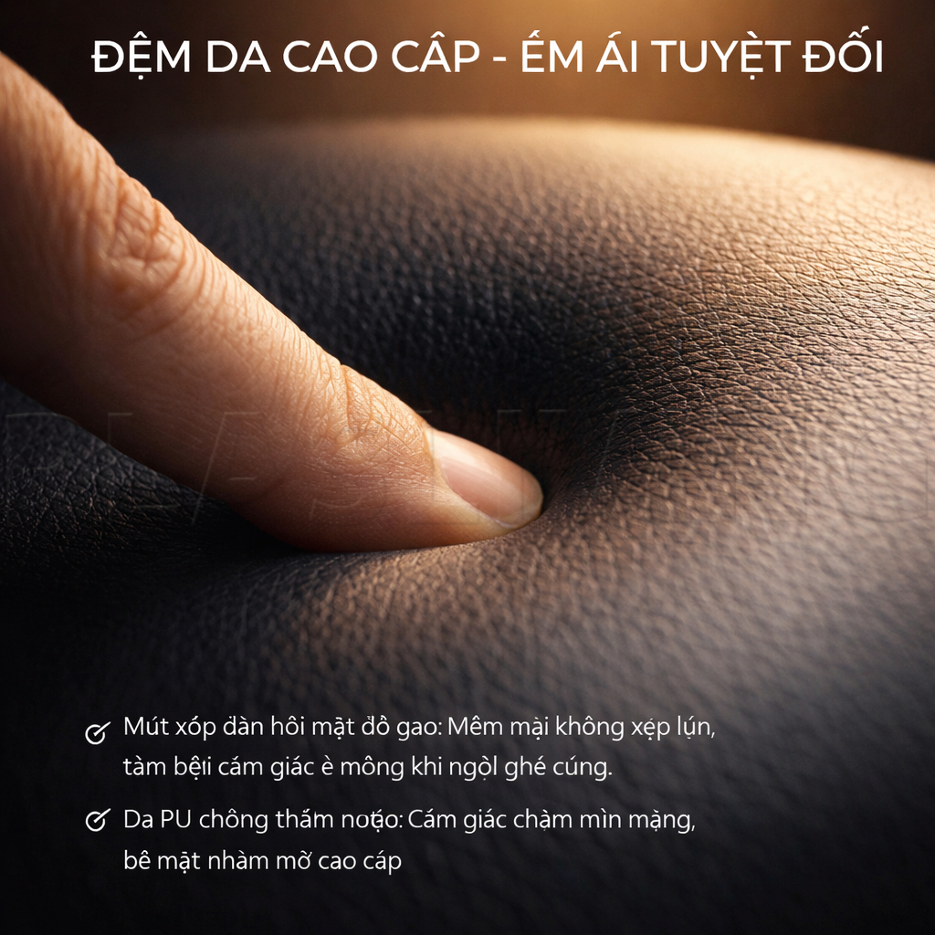 Ghế trang điểm có tựa lưng, chỗ ngồi thoải mái và đệm dễ lau chùi, phù hợp với bàn trang điểm. | BigBuy360 - bigbuy360.vn