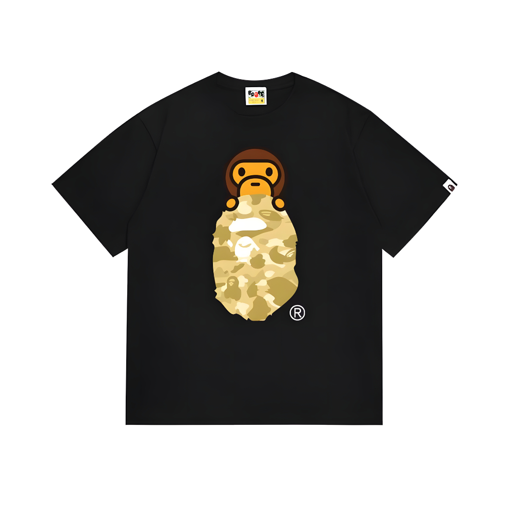 Áo thun BAPE full mẫu Hottrend vải cotton 2c 250gsm phông bape form rộng unisex Loix | BigBuy360 - bigbuy360.vn
