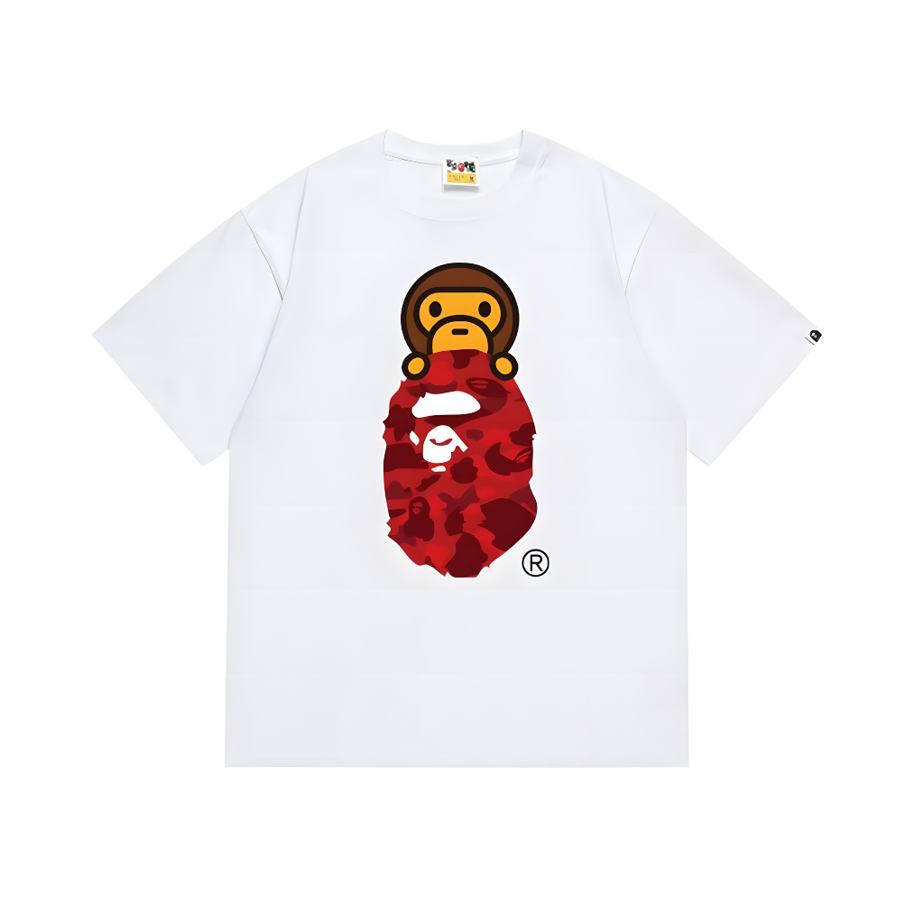 Áo thun BAPE full mẫu Hottrend vải cotton 2c 250gsm phông bape form rộng unisex Loix | BigBuy360 - bigbuy360.vn