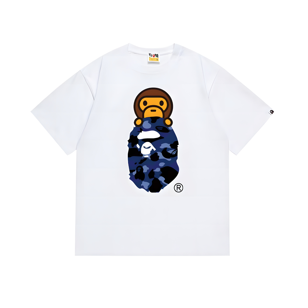 Áo thun BAPE full mẫu Hottrend vải cotton 2c 250gsm phông bape form rộng unisex Loix | BigBuy360 - bigbuy360.vn