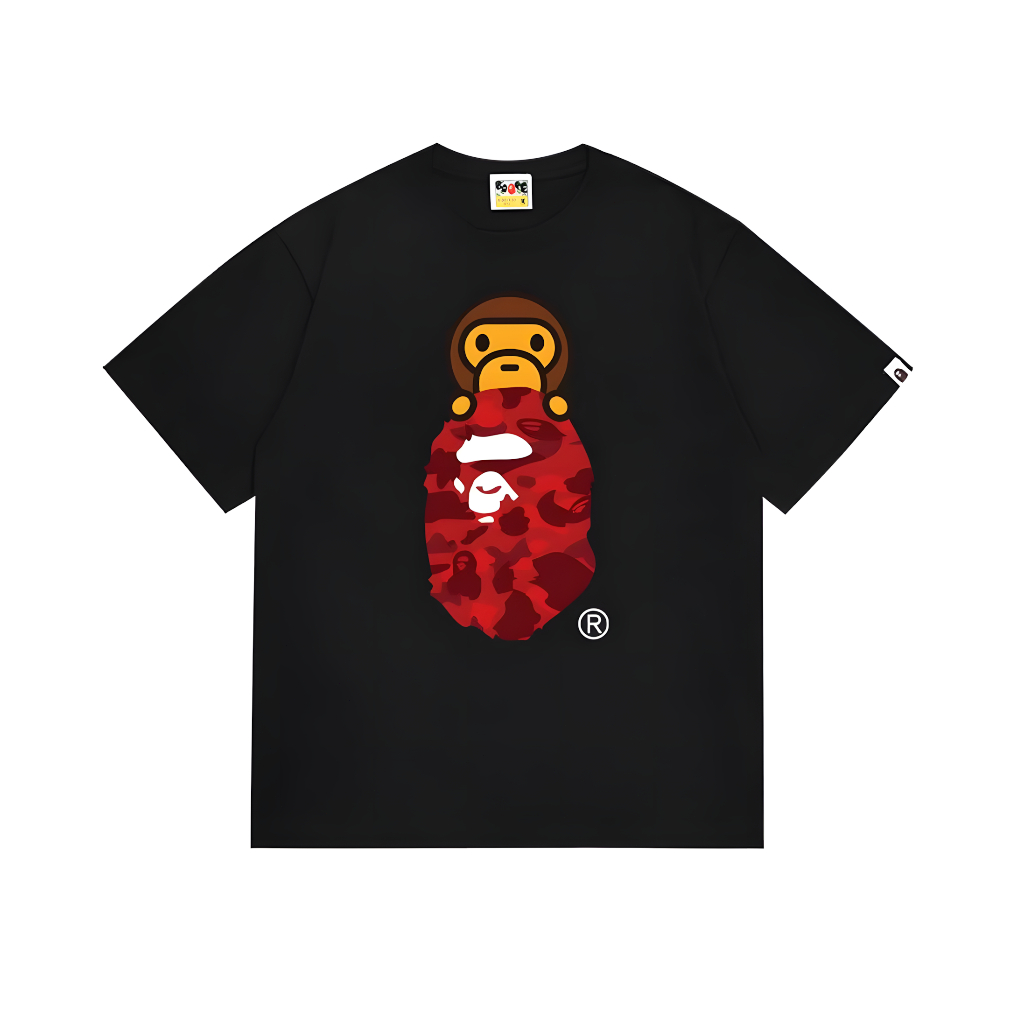 Áo thun BAPE full mẫu Hottrend vải cotton 2c 250gsm phông bape form rộng unisex Loix | BigBuy360 - bigbuy360.vn