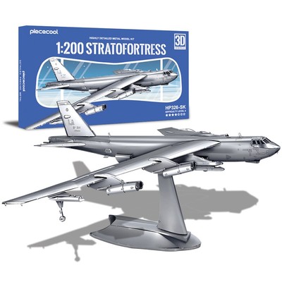 Mô Hình Kim Loại 3D Lắp Ráp Piececool Pháo Đài Bay Ném Bom B-52 (169 mảnh) 1:200 HP326-SK - MP1214