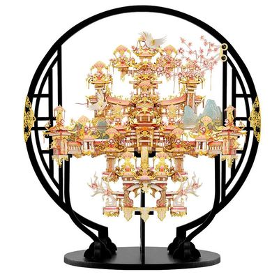 Mô Hình Kim Loại Lắp Ráp 3D Piececool Peachbiossom Eifand (818 mảnh) P278-GP - MP1209