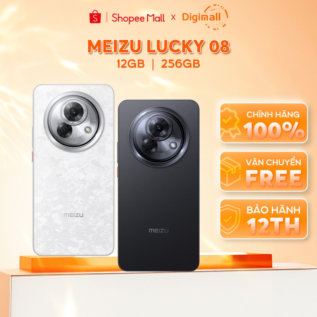 Điện Thoại Meizu Lucky 08 12/256GB Snapdragon 7s Gen 2 Màn Hình LTPO Amoled 6.78" 144Hz Pin 6000mAh
