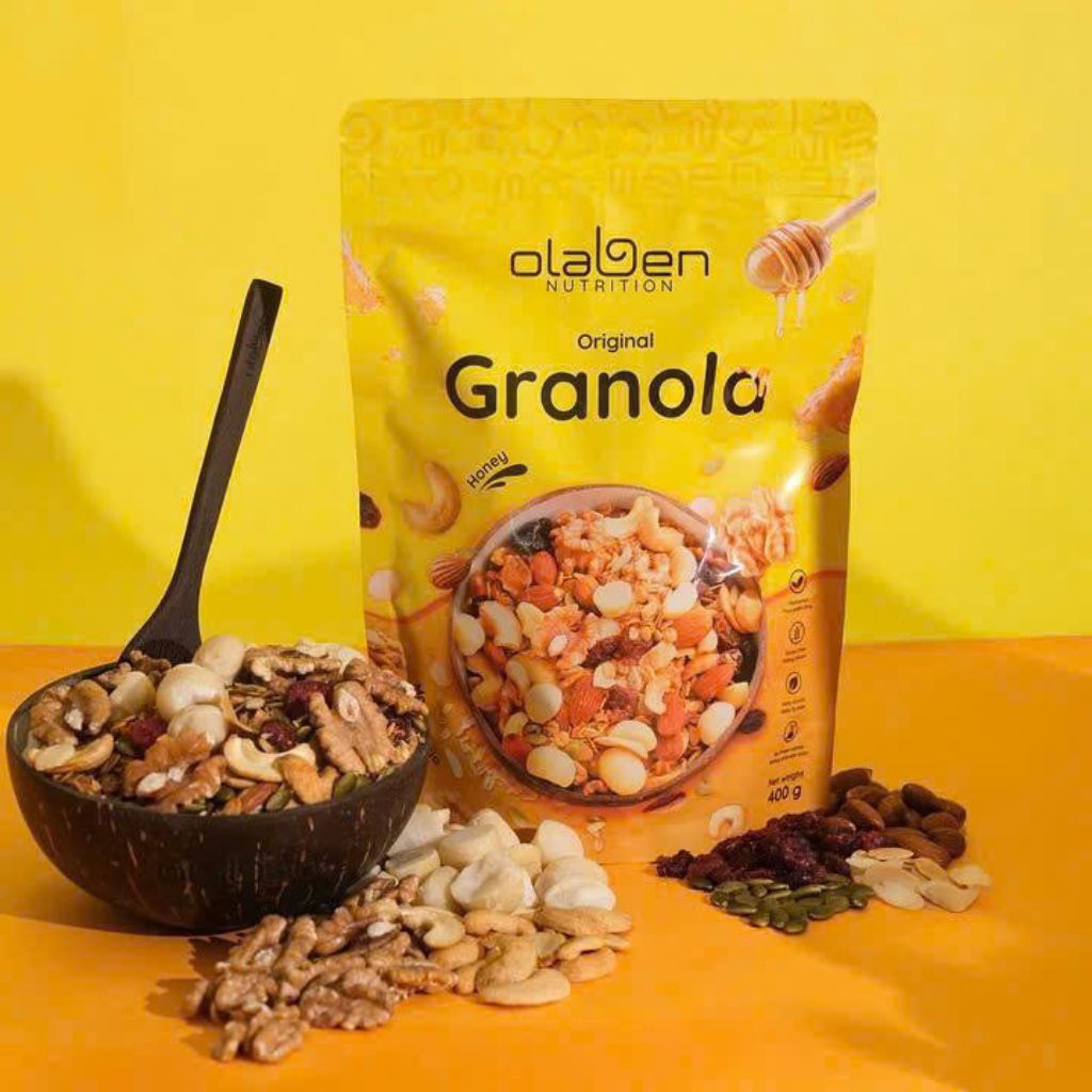 ✅️[CHÍNH HÃNG OLABEN] Túi Granola 400g Siêu Hạt Vị Truyền Thống-Ngũ Cốc Dinh Dưỡng OLABEN NUTRITION