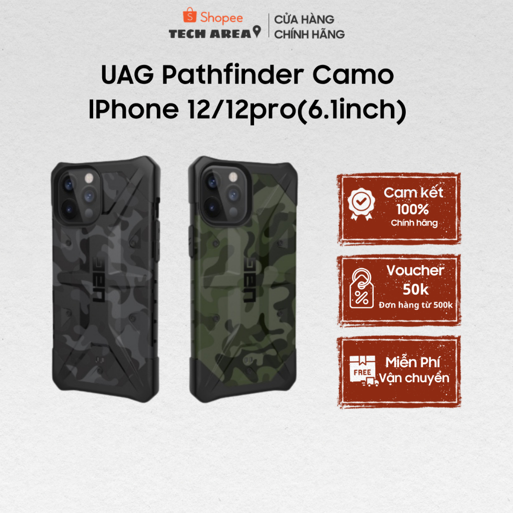 [UAG CHÍNH HÃNG] Ốp lưng UAG Pathfinder Camo lPhone12/12Pro (6.1inch)