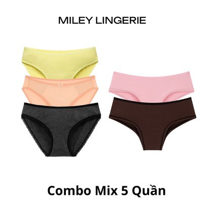 Combo 5 Quần Lót Nữ Miley Lingerie Mix 5 Loại – Mềm Mại Thoáng Khí