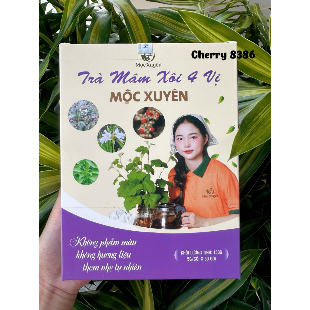 Trà mâm xôi 4 vị Mộc Xuyên ( chính hãng )
