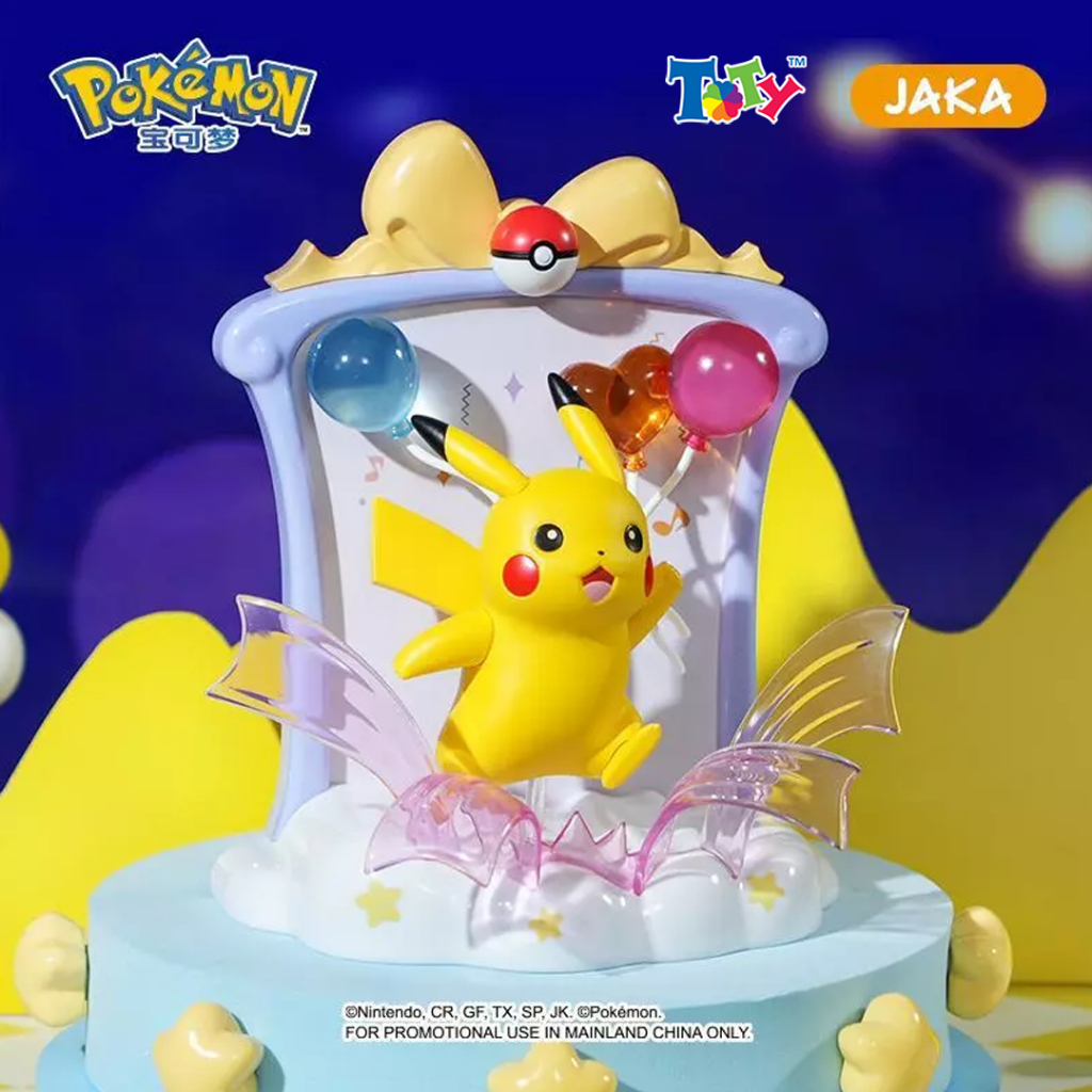 [CHÍNH HÃNG] Mô hình trang trí Pokemon - Happy Party - Pikachu - Nullset - NP01