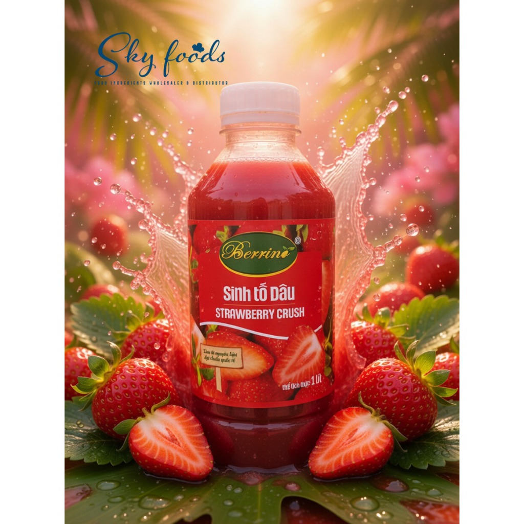 Sinh tố Dâu tây (Strawberry crush Berrino)