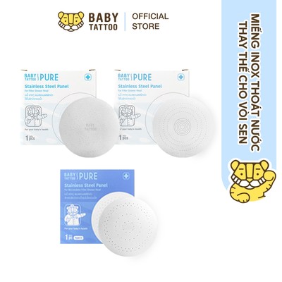 Miếng Innox Thoát Nước Thay Thế Cho Vòi Sen Tắm Lọc Nước BABY TATTOO