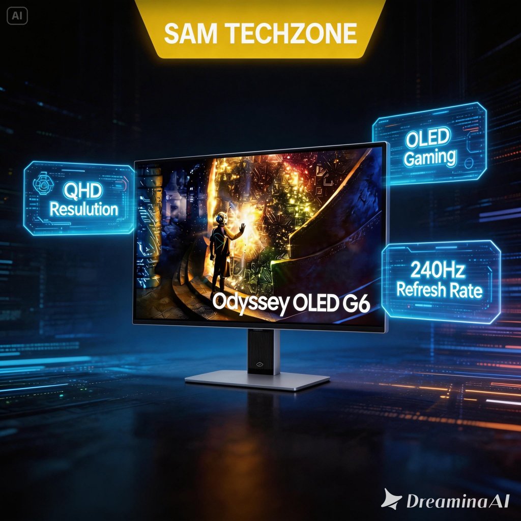 [FREE SHIP] Màn Hình Gaming Samsung 27 Inch Odyssey OLED G6 G61SD QHD 240Hz LS27DG610SEXXV