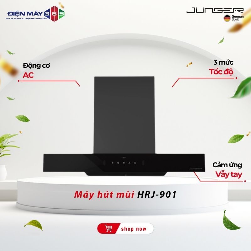 Máy Hút Mùi JUNGER HRJ-901 – Công Suất Lớn Hút Khử Mùi Hiệu Quả
