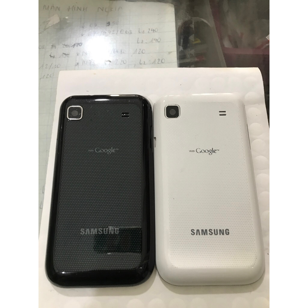 vỏ samsung galaxy S1/I9000 trắng, đen