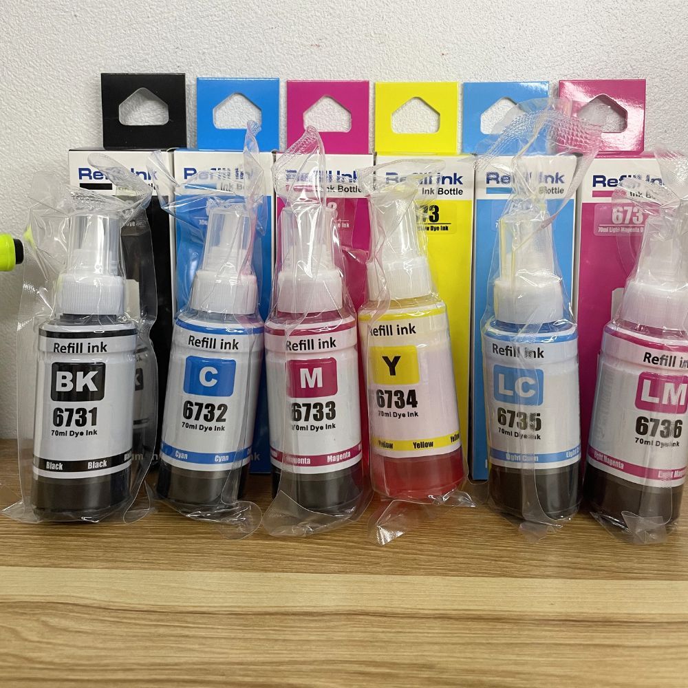 Mực in Refill Ink 673 – Dành cho Epson L800 / L805 / L1800 – In ảnh 6 màu