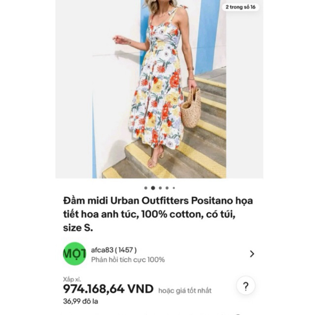 Đầm Linen Úc 2Hand