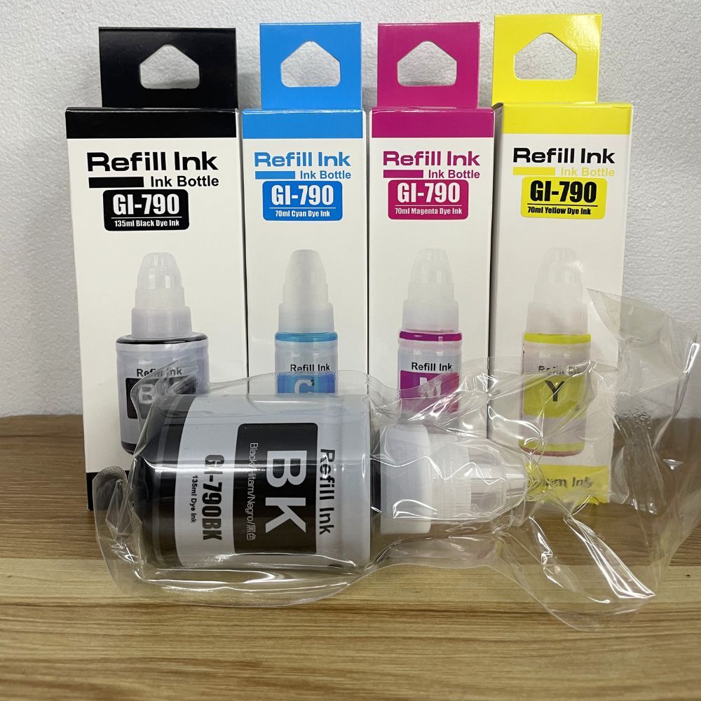 Mực in Refill Ink GL-790 – Dành cho Canon G1000 / G3000 / G3010 / G4000 – Chống nước, in sắc nét