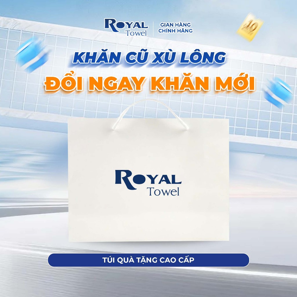 Hộp Và Túi Quà Tặng Royal Towel Đựng Khăn Tắm, Mặt, Gội Tặng Giáng Sinh, Sinh Nhật, Quà Tết Cho Người Thân Bạn Bè