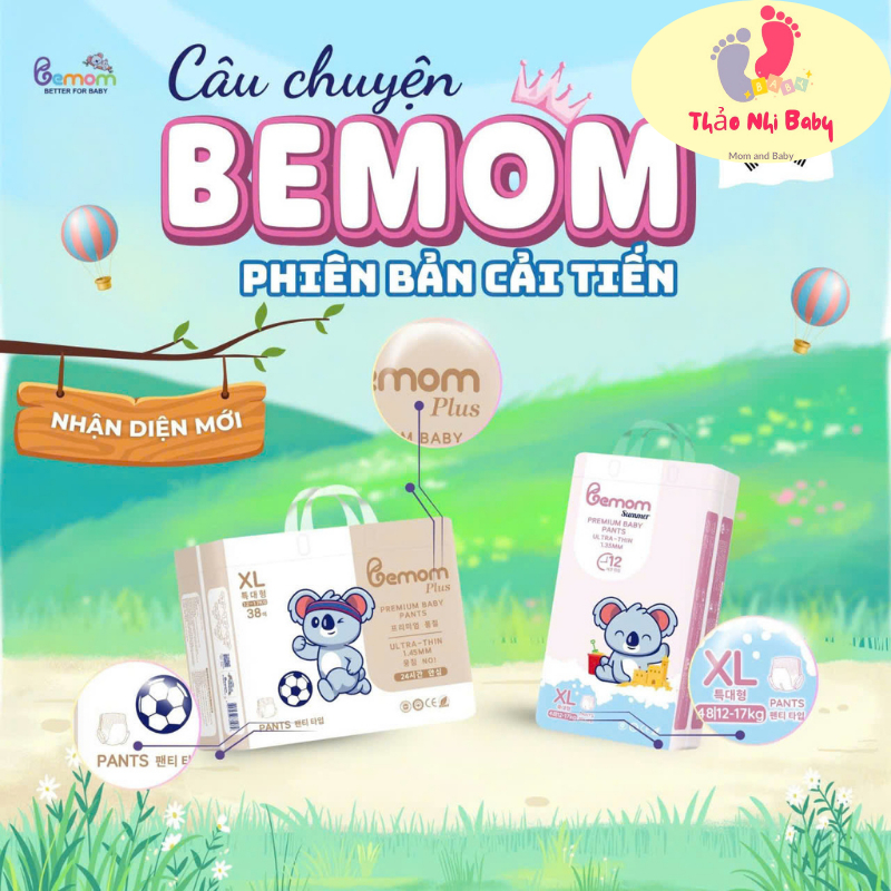 [COMBO 2 BỊCH] TÃ BỈM BEMOM SUMMER HÀN QUỐC