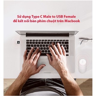 Đầu chuyển OTG USB Type C sang USB cho macbook laptop surface