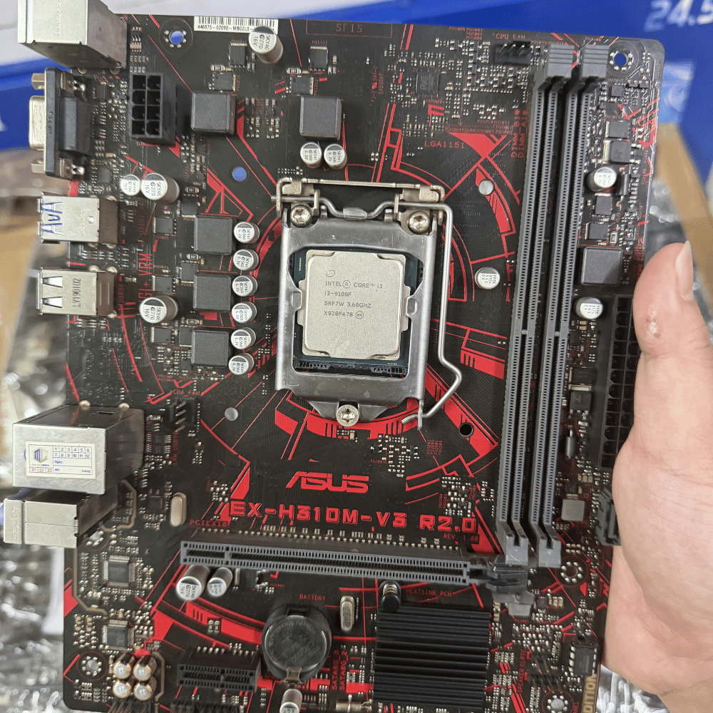 Combo Main H310 + CPU i3 8100 / i3 9100F Giá Rẻ – Hàng Tháo Máy Đẹp, Chạy Ổn Định, BH 1 Tháng