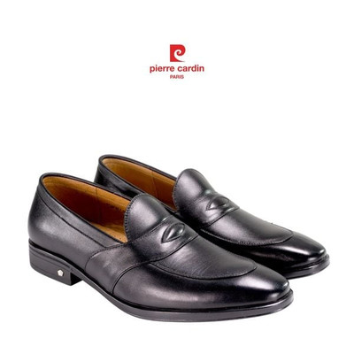 [Voucher giảm 10%] Giày tây lười nam Pierre Cardin chất liệu da bò thật, đế cao su cao cấp PCMFWLG 751