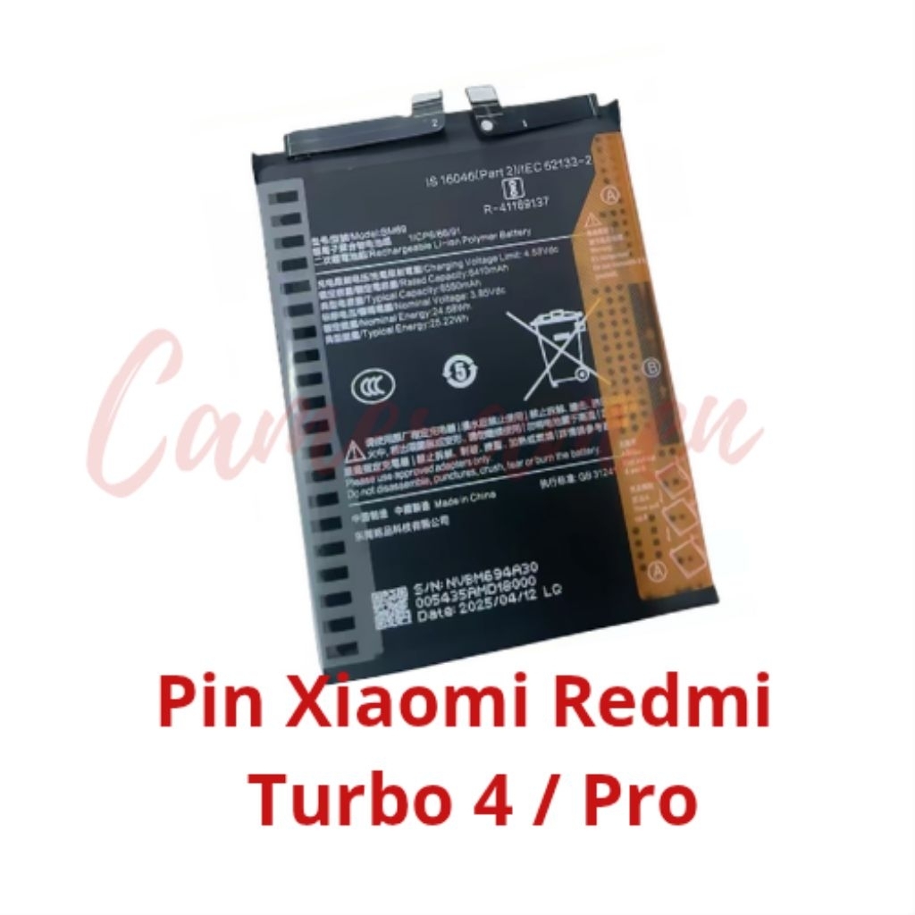 Pin Xiaomi Redmi Turbo 4 / Turbo 4 Pro