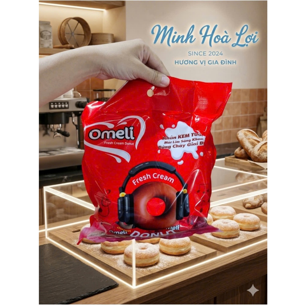 OMELI Donut vani túi 300g